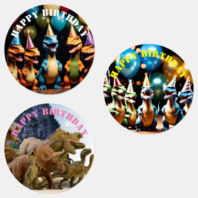 Etiquetas Dinosaurio (Grupo)