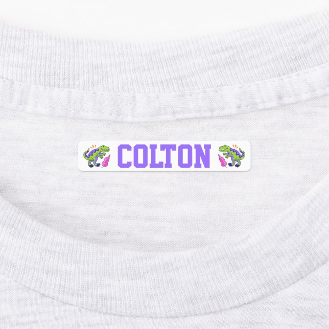 Etiquetas Dinosaurios Cute (Fijada)