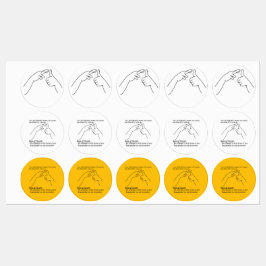 Etiquetas Diseño de ASL - Regla general