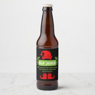 Etiquetas Divertidas de Cerveza de Navidad