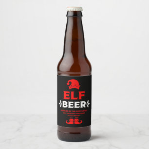 Etiquetas Divertidas de Cerveza de Navidad