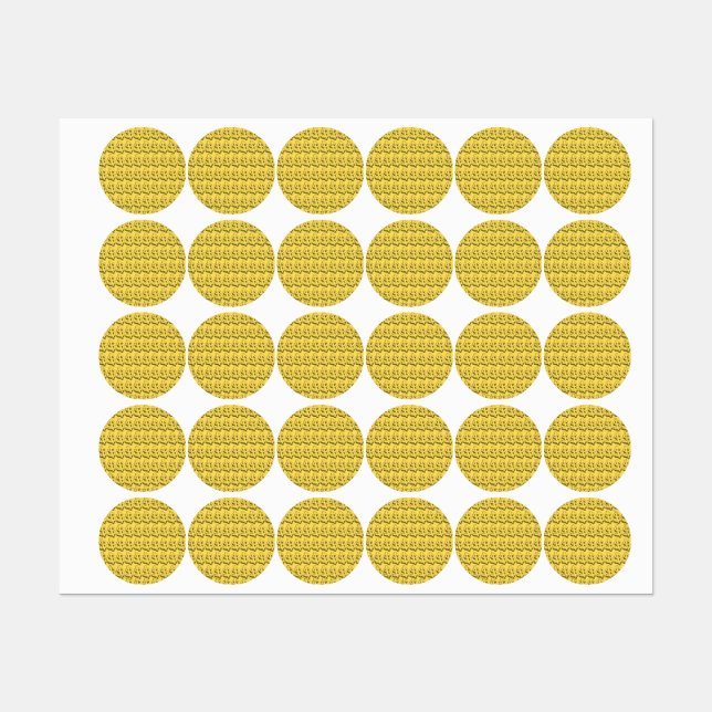 Etiquetas dorado (Hoja)