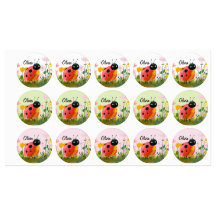Dulces Mariquitas Nombre de Niña Flores Silvestres