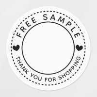 Ejemplo Hearts Free Sample Gracias Por Comprar