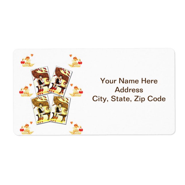 Etiquetas el día de San Valentín (Frente)