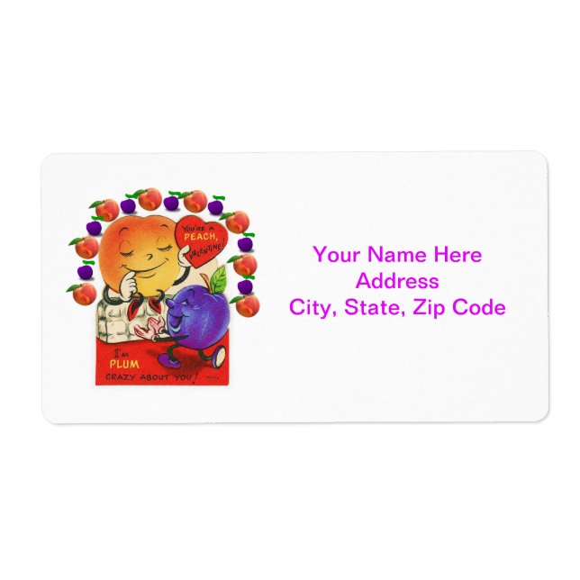 Etiquetas el día de San Valentín (Frente)