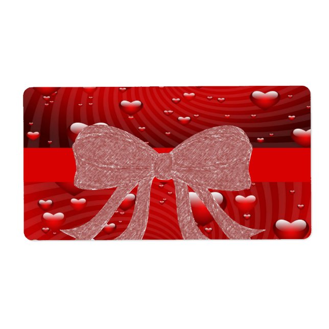 Etiquetas el día de San Valentín (Frente)