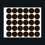 Etiquetas El feliz Hanukkah de SlipperyJoe, múltiples estrel<br><div class="desc">El Feliz Hanukkah de SlipperyJoe múltiples estrellas de David patrón artístico Celebración herencia de la identidad judía Hebreo Chanukah regalos decorativos Judaísmo símbolo significativo religión varios tamaños tonos dorados marrones atractivos visualmente diseño intrincado</div>