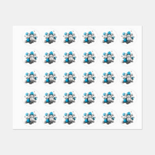Etiquetas El grupo flotante de cubos de SlipperyJoe varía en