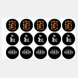 Etiquetas El mejor papá de todos los tiempos, regalos del dí