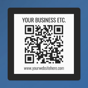 Etiquetas El nombre de su empresa y código QR editable