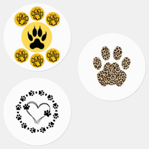 Etiquetas Elegancia felina: Patrón artístico de las pinturas