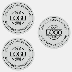 Etiquetas Elegante Logotipo de negocios Gris Gris claro Corp