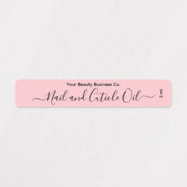 Etiquetas Elegante Moda Rubor Producto de belleza de aceite 