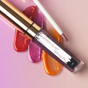 Etiquetas Elegante Sello Cosmético Gloss Lip