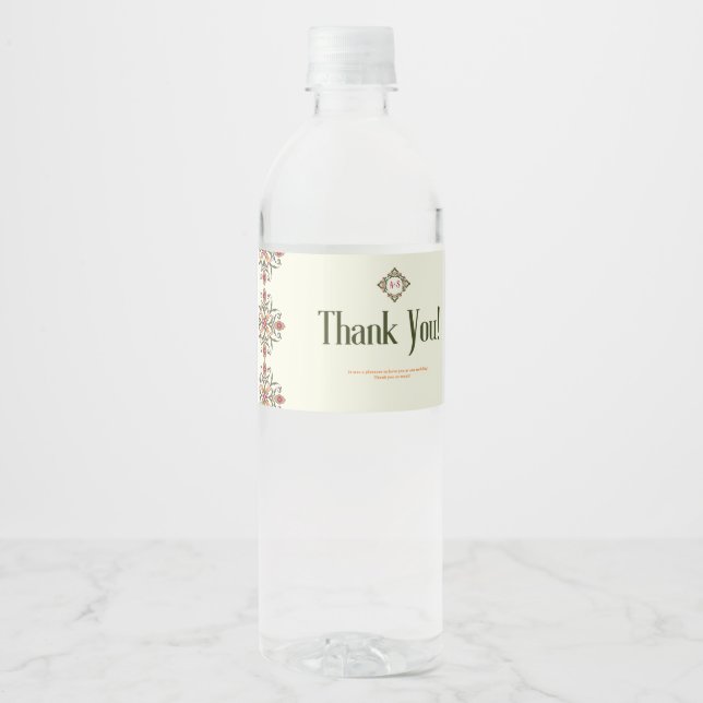 Etiquetas Elegantes Personalizadas para Botellas d (Anverso)