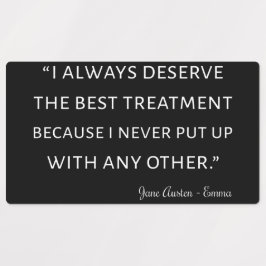 Etiquetas Emma De Jane Austen Cita II