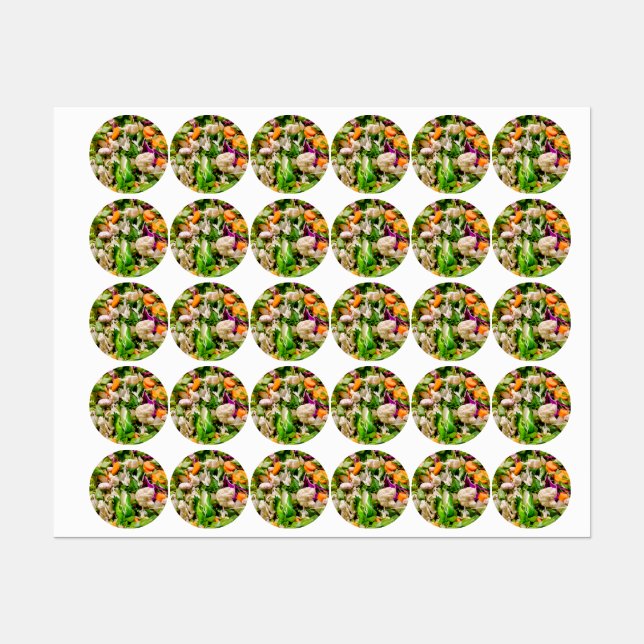 Etiquetas Ensalada mixta (Hoja)