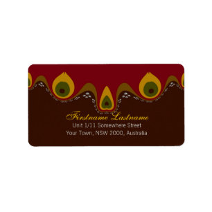 Etiquetas especiales de la diosa llama