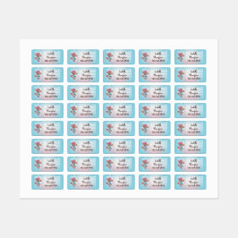 Etiquetas Espiritu de escuela apasionante y colorida