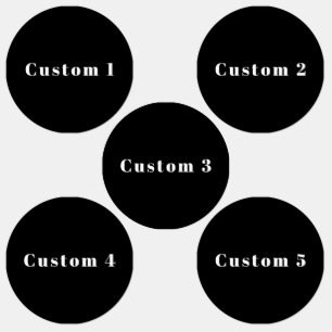 Etiquetas Estilo Nombre personalizado u otro texto   Blanco 