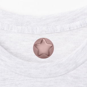 Etiquetas Estrella personalizada Premium 3D Medalla de Recon