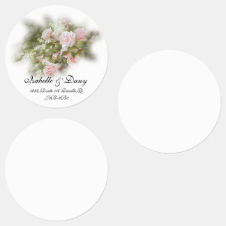 Etiquetas Étiquettes moyennes rondes imperméables