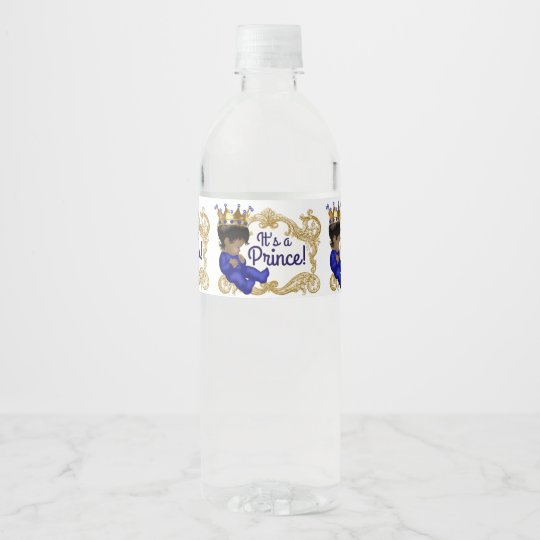Etiquetas étnicas de la botella de agua del
