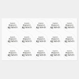 Etiquetas Existir. Persista. ¡Resistid!