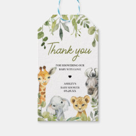 Etiquetas favoritas de Baby Shower de Wild One Jun