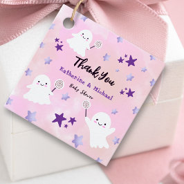 Etiquetas favoritas de Baby Shower del Chica rosa 