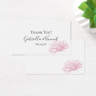 Etiquetas favoritas de boda floral efecto margarit