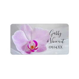 Etiquetas favoritas de bodas con orquídeas y velos