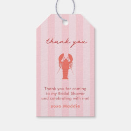 Etiquetas favoritas de ducha color rojo rosado doo