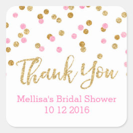 Etiquetas favoritas de ducha de novia de confetti 