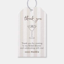 Etiquetas favoritas de ducha de novia Espresso Mar