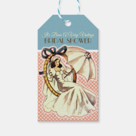 Etiquetas favoritas de ducha de novia muy antiguas