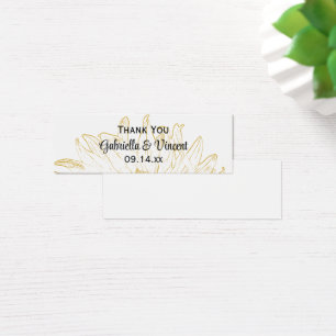 Etiquetas favoritas de la boda amarilla con el sím