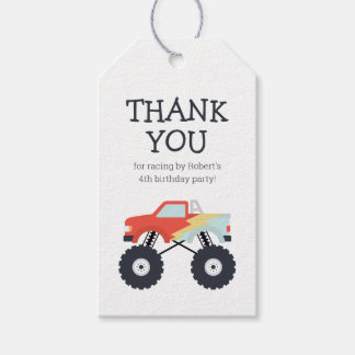 Etiquetas favoritas de la fiesta de monster Truck