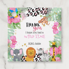 Etiquetas favoritas de la jungla/chica Safari