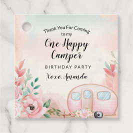 Etiquetas favoritas de una plaza de camper feliz