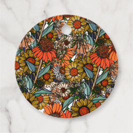 Etiquetas favoritas del jardín de flores silvestre