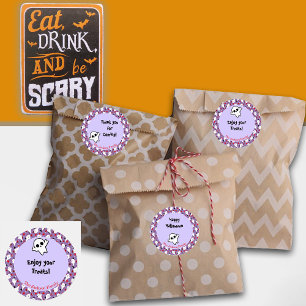 Etiquetas Feliz Personalizar de Fiesta de caza de espantos d