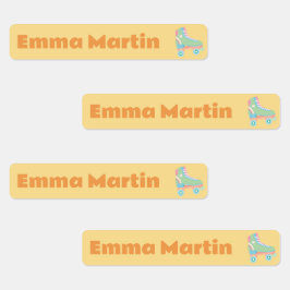 Etiquetas flacas para bolígrafos - Roller Disco Am