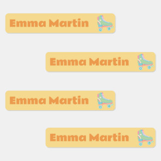 Etiquetas flacas para bolígrafos - Roller Disco Am