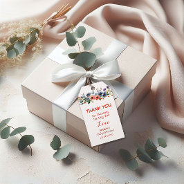 Etiquetas florales Baby Shower Favor — Personaliza