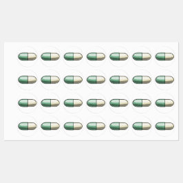 Etiquetas Fluoxetina con purpurina