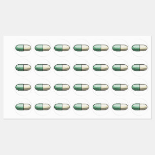 Etiquetas Fluoxetina con purpurina