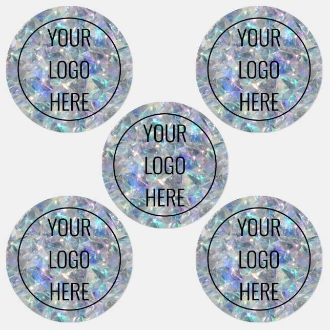 Etiquetas Fondo de la Piedra Óptica Holográfica (Grupo)