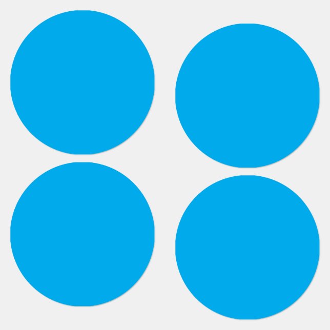 Etiquetas Fondo Sólido de Azul Cian (Grupo)